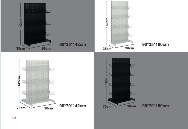 Pegboard laidų lentynos