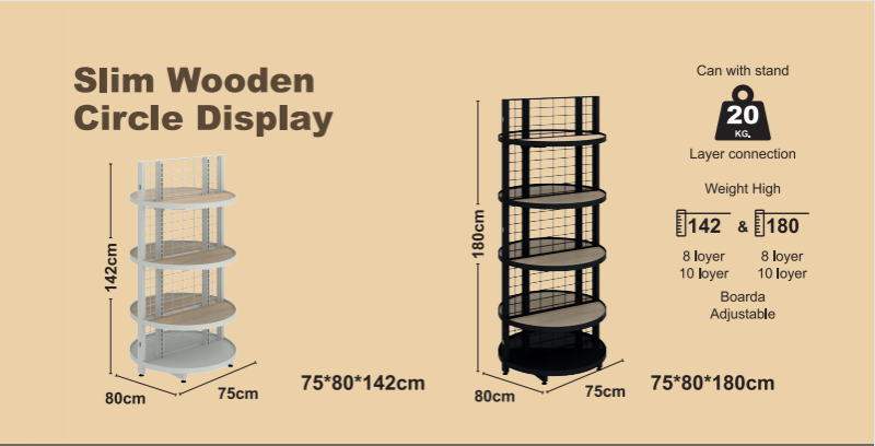 Švelnus medinis apskritimo ekranas