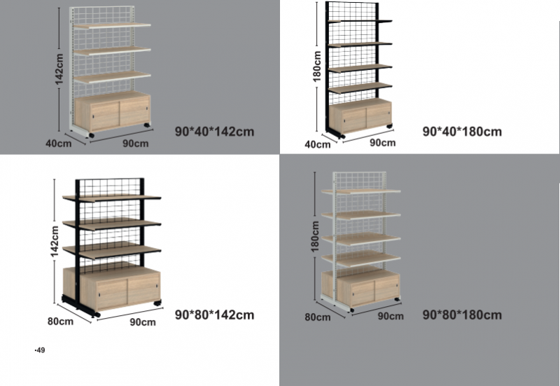 Švelnios medinės lentynos + kabinetas